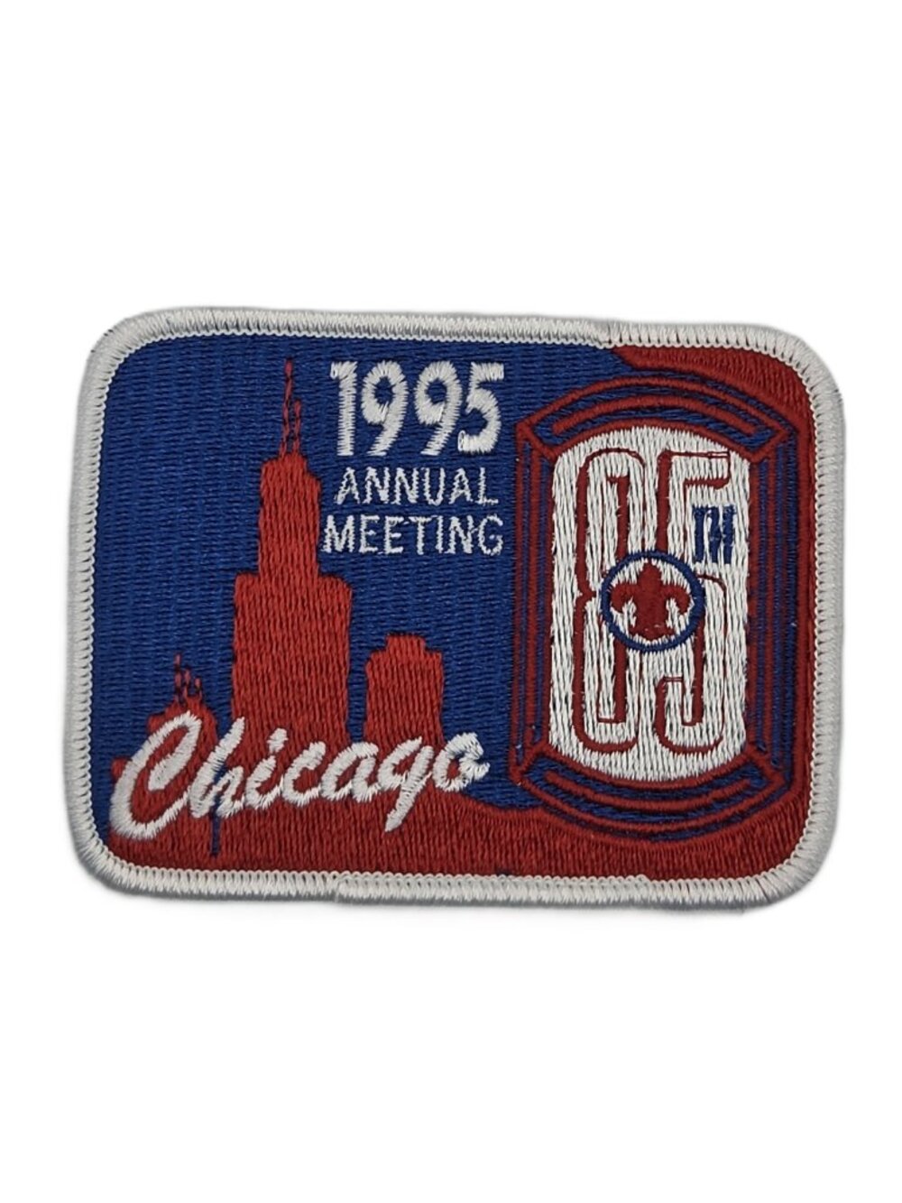 Vintage BSA 1995 National Annual Meeting Chicago Scout Patch NOS 4 x 3